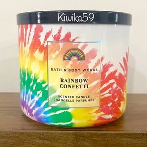 Bath & Body Works Rainbow Confetti Candle